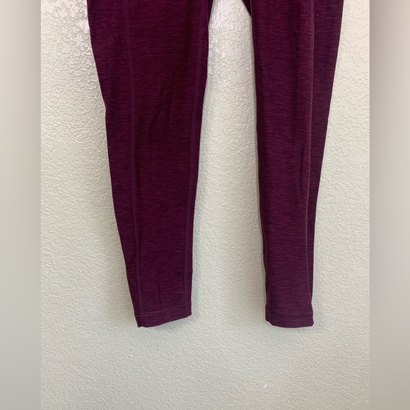 Victoria Secret 7/8 Plum Purple Leggings Size Medium With Size Pockets - Picture 4 of 12